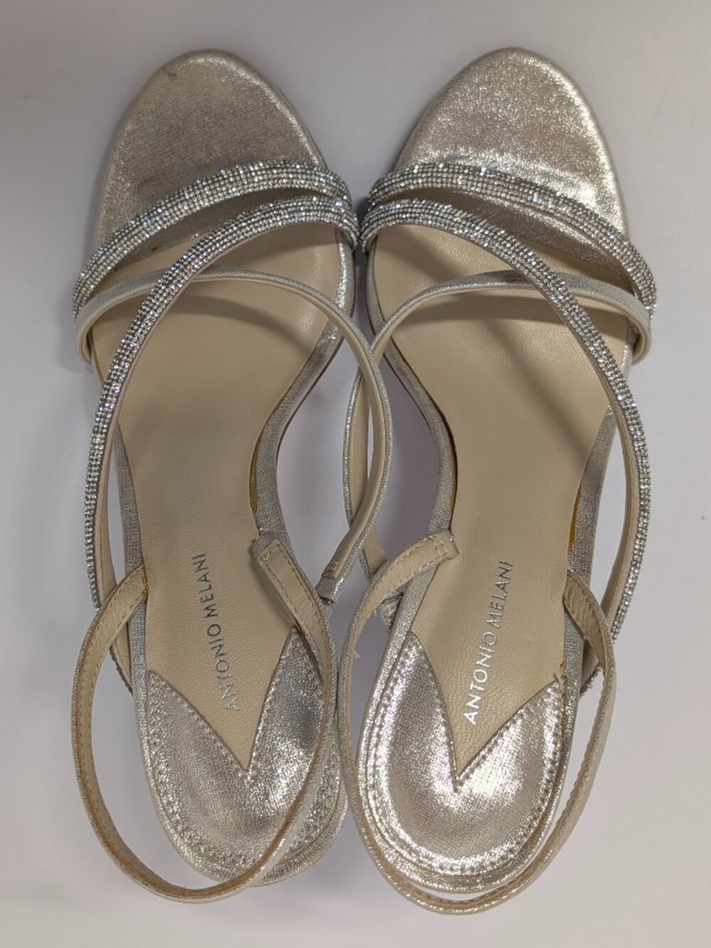 Antonio Melani Mesli Strappy Dress Sandal in Metallic Gold - Picture 7 of 15
